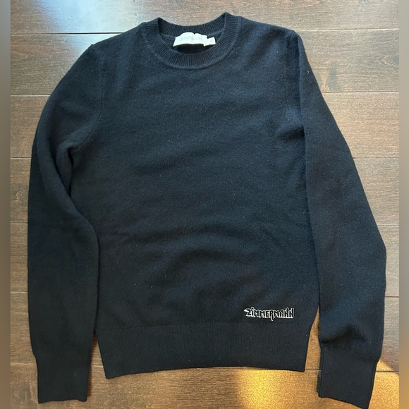 Zimmermann Black Cashmere Sweater with Logo - Picture 4 of 6